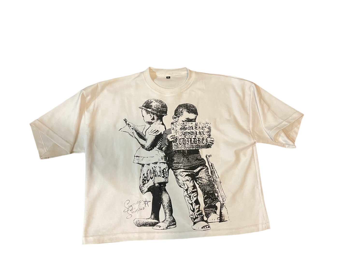 War No More oversized Tee